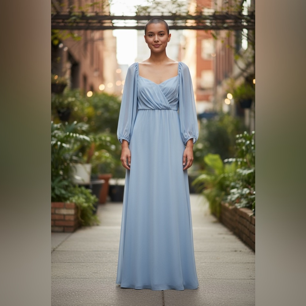 Dessy Collection Vivian Diamond Evening Gown